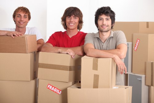 Waste items being sorted for lawful disposal during a removal job