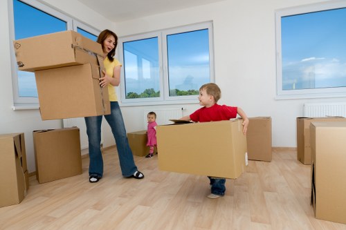 Household removals and loading support with a van