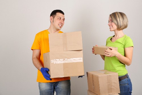 Packing and loading items into a removal van in Enfield