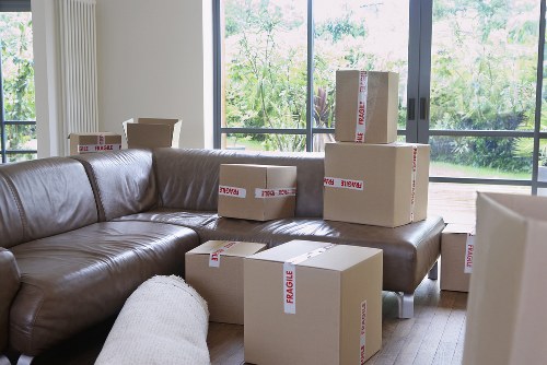 Professional movers handling a flat move in Enfield